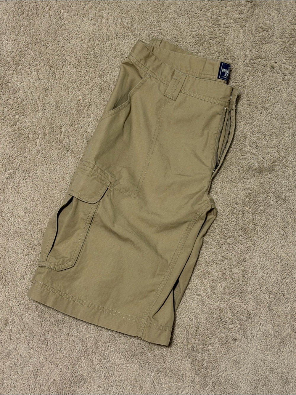 The North Face Men's Khaki Cargo Shorts